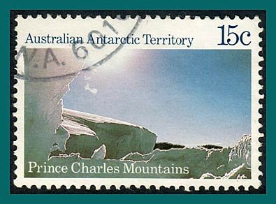 AAT 1985 Mountains, 15c used #L67,SG70