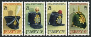 Jersey 69-72,MNH.Michel 69-72. Royal Jersey Militia shakes,1972.