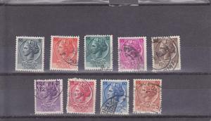 Italy  Scott#  626-33  Used