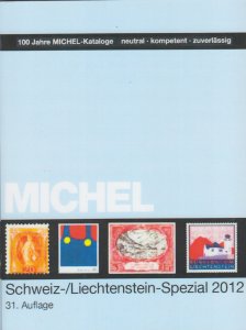 Michel Schweiz-/Liechtenstein Spezial 2012, specialized stamp catalog, color