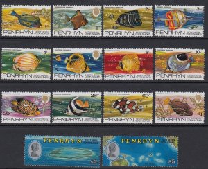 Penrhyn Island 50-63 Fish mnh