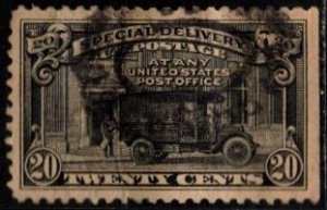 1925 US Scott #- E14 20 Cents Truck Special Delivery Used