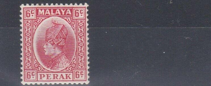 PERAK  1937  S G 92  6C SCARLET  MH