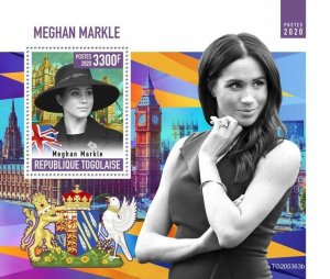 Togo Royalty Stamps 2020 MNH Meghan Markle Prince Harry Archie 1v S/S