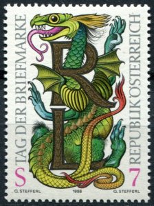 Austria Sc#1765 MNH, 7s multi, Stamp Day (1998)