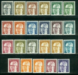 Scott #9N284-301 Gustav Heinemann MNH