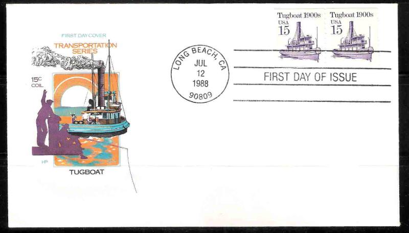 U.S. 2260 Transportation Series FDC (House of Farnum)