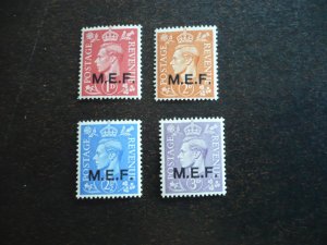 Stamps-British Offices Overseas - Scott# 1-4 - Mint Hinged Part Set of 4 Stamps