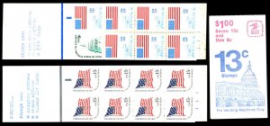 U.S. #1623a-c MINT BOOKLETS