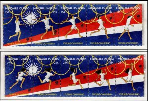 MARSHALL ISLANDS - 1988 SUMMER OLYMPICS - 10V - MINT NH