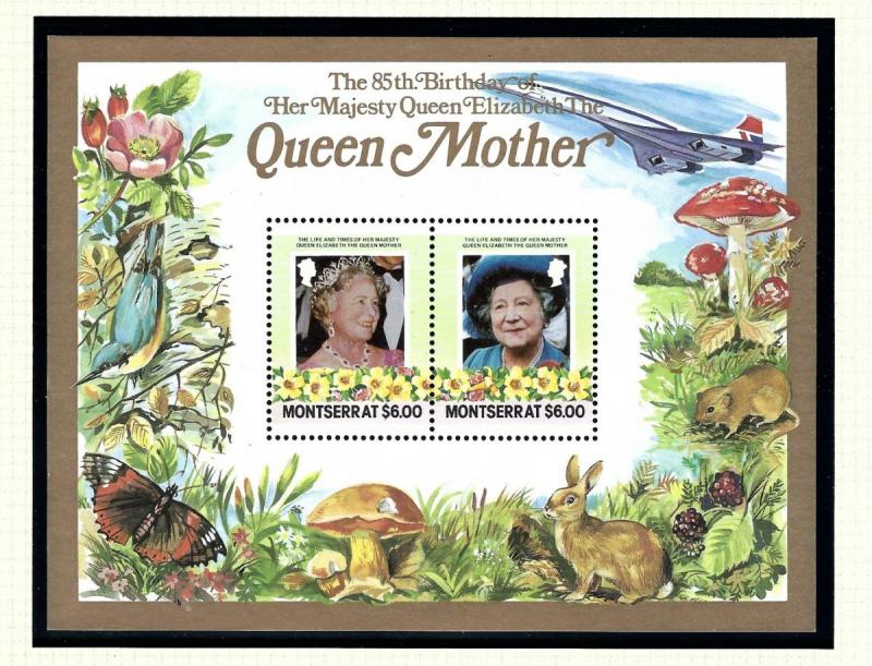 Montserrat 564 MNH 1985 Queen Mother Birthday S/S