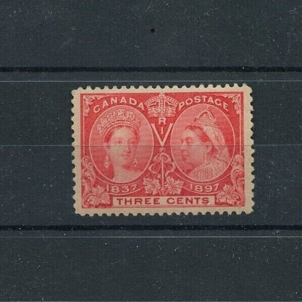 #53 three cent Jubilee VF MH, Cat $40 Canada mint