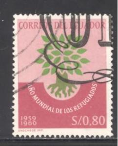 Ecuador Sc # 656 used (RS)
