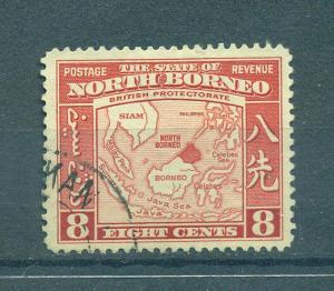 North Borneo sc# 198 used cat value $2.00