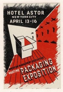 USA Cinderella Wartime Packaging Expo