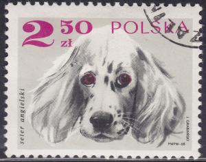 Poland 1640 English Setter 2.50zł 1969