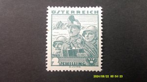 Austria 1934 Scott# 371 Mint NH XF Five Feathers on Each Wing/Two Head Eagle