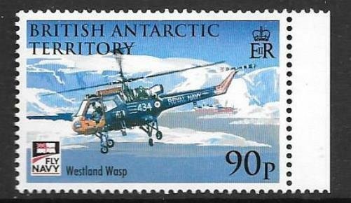 BRITISH ANTARCTIC TERR. SG498 2009 90p NAVAL AVIATION    MNH