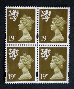 GB SCOTLAND SG 81, SC SMH-63 MNG Block of 4