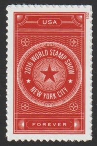 SC# 5010 - (49c) - 2016 World Stamp Show - NYC - MNH Single