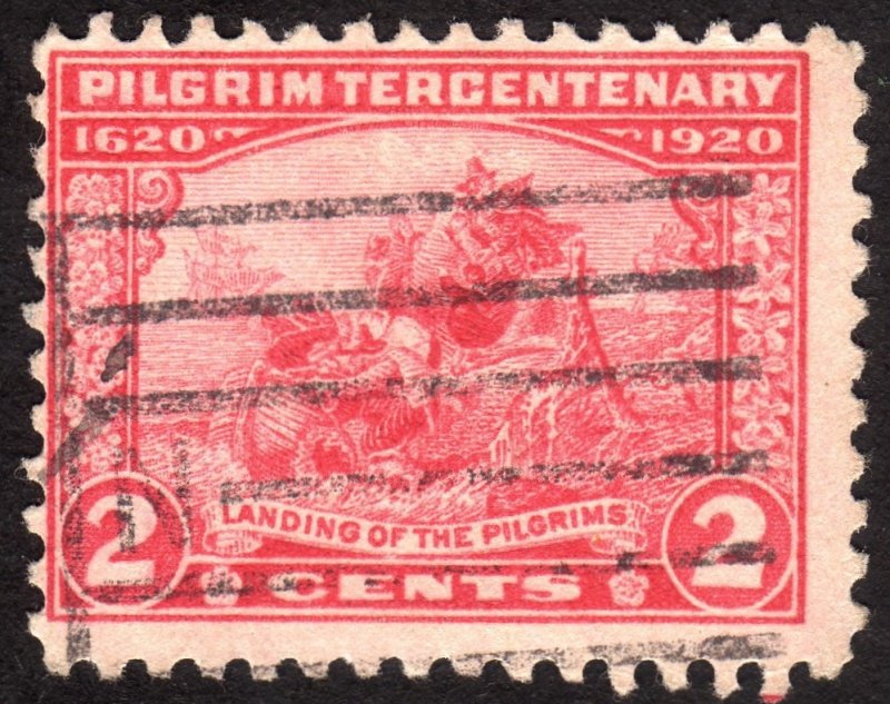 1920, US 2c, Landing of the Pilgrims, Used, Sc 549