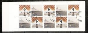 Faroe Islands 345a 1998 Church Booklet Pane