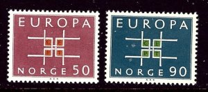 Norway 441-42 MNH 1963 Europa (ap3354)