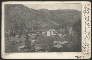 USA 1906 ELDORA  Colorado  Town View  DPO USED  PPC 101755