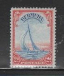 BERMUDA #109A 1940 2p YACHT LUCIE MINT VF NH O.G aa