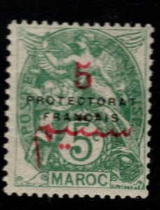 French Morocco Scott 41 MH* Protectorate overprint