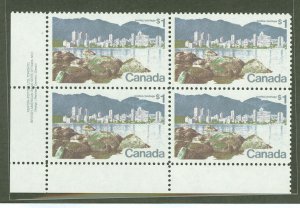 Canada #600 Mint (NH) Plate Block