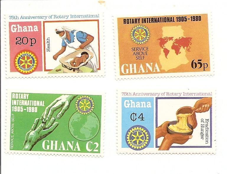 Ghana 741-44 MNH