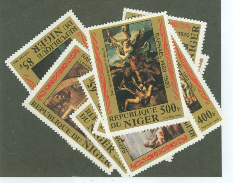 Niger #614-621  Single (Complete Set)