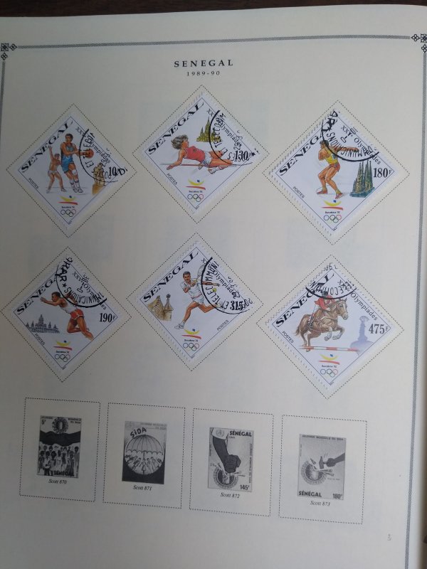 collection on pages Senegal 1960-91 HU: SMOKY!! CV $58