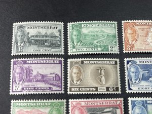 MONTSERRAT # 114-126-MINT/NEVER HINGED---COMPLETE SET---1951