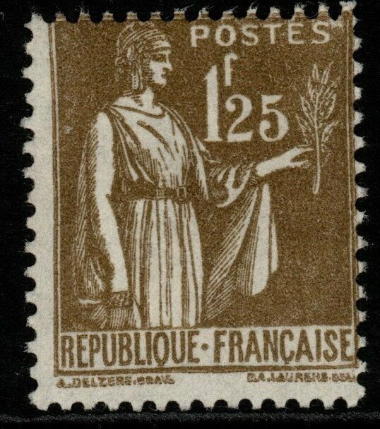 FRANCE SG513 1932 1f25 OLIVE MNH