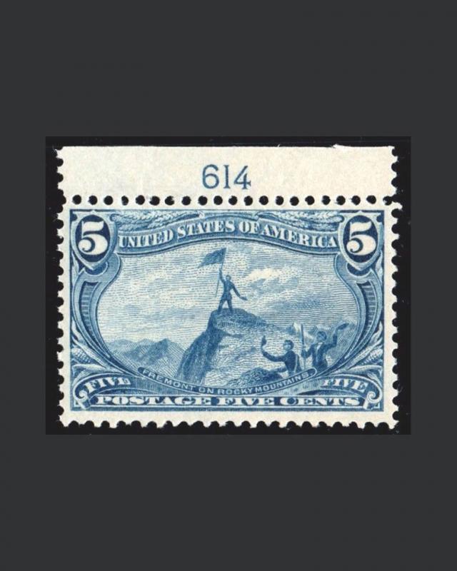 VINTAGE: US 1898 OG NH SCOTT # 288 $275 LOT #9898 CERT