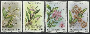 1985 St Vincent 786-89 Flowers