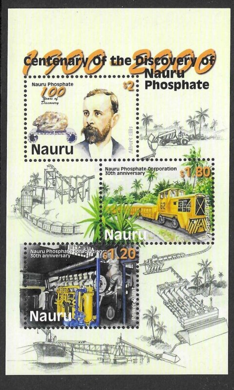 NAURU SGMS501 1999 FIRST MAN ON THE MOON   MNH