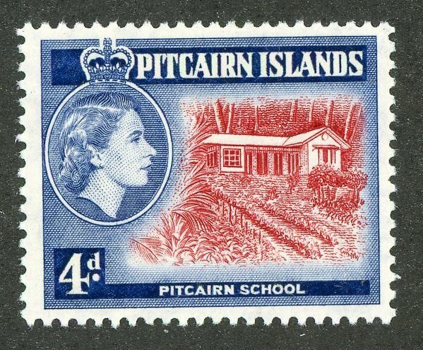 5950 BCX Pitcairn 1957 scott# 25 mlh* (offers welcome)