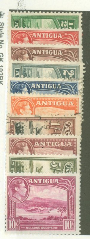 Antigua #84-89/91-94 Unused