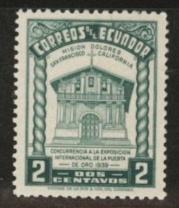 Ecuador Scott 382 MH* 1939 used stamp