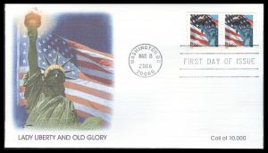#3979 Flag Over Statue of Liberty Fleetwood FDC