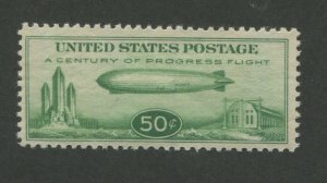 1933 United States Zeppelin Air Mail Stamp #C18 Mint Never Hinged F/VF OG