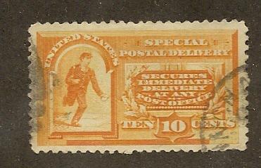 E3 Used, XF-S 10c. Columbian Special Delivery, scv: $50, FREE INSURED SHIPPING