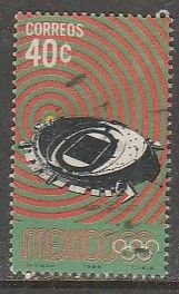 MEXICO 997, 40¢ 1968 Olympics, Mexico City. SINGLE. Used.F-VF.  (988)