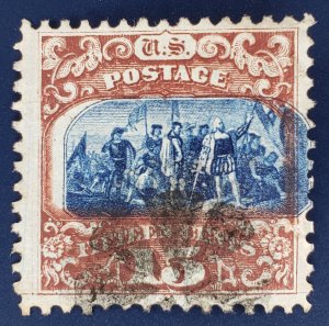 United States, Scott #119, F-VF used, SEE FULL DESCRIPTION