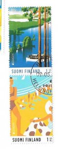 Finland -2012 Visit Finland SG 2116-2117 Se Tenant pre-cancelled #1680