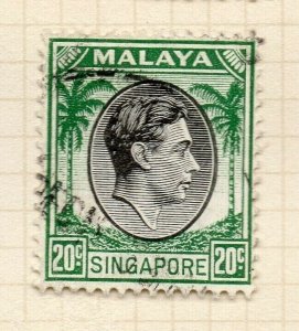 Malaya Singapore 1948-52 Early Issue Fine Mint Hinged 20c. NW-197199