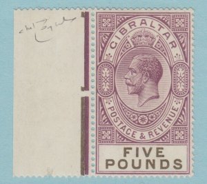 GIBRALTAR 93 sg 108 MINT NEVER HINGED OG ** GEORGE V 1925 RAYBAUDI CERT!